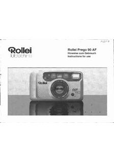 Rollei Prego 90 AF manual. Camera Instructions.